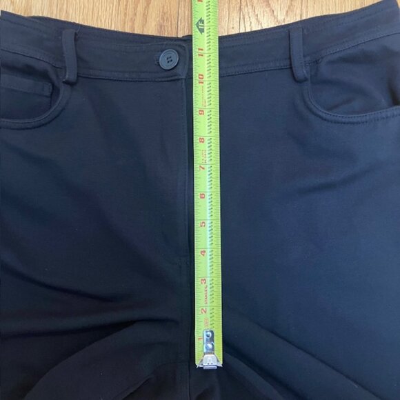 Halogen 5 pocket ponte flare pants size 12 in Black - Picture 8 of 10